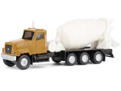 CAT Caterpillar CT681 Concrete Mixer Yellow 1/87 (HO) Diecast Model by Diecast Masters