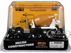 CAT Caterpillar CT660 Concrete Mixer Yellow "Micro-Constructor" Series Diecast Model by Diecast Masters