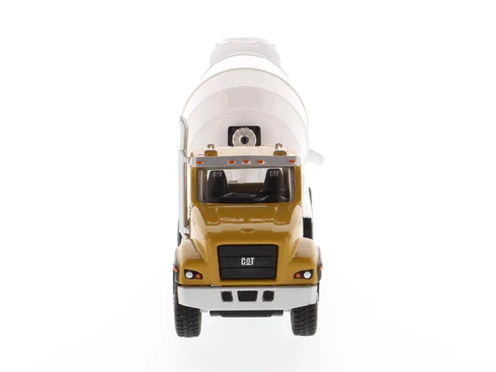 CAT Caterpillar CT681 Concrete Mixer Yellow White High Line Series 1/87 HO Diecast Model Diecast Masters 85512