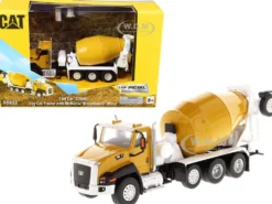 CAT Caterpillar CT660 Day Cab Tractor McNeilus Bridgemaster Concrete Mixer Play & Collect Series 1/64 Diecast Model Diecast Masters 85632