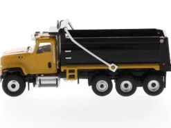 CAT Caterpillar CT681 Dump Truck Yellow Black High Line Series 1/87 HO Diecast Model Diecast Masters 85514