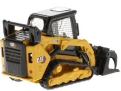 CAT Caterpillar 259D3 Compact Track Loader Work Tools Operator Yellow High Line Series 1/50 Diecast Model Diecast Masters 85677