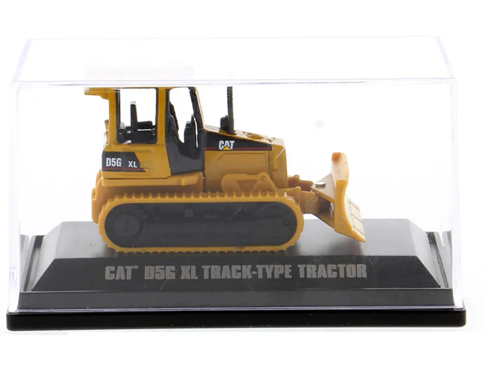CAT Caterpillar D5G XL Track Type Tractor Yellow Micro Constructor Series Diecast Model Diecast Masters 85971DB