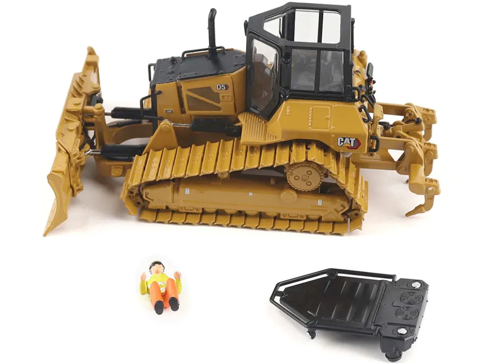 CAT Caterpillar D5 LGP Track-Type Dozer Yellow "High Line" Series 1/50 Diecast Model by Diecast Masters