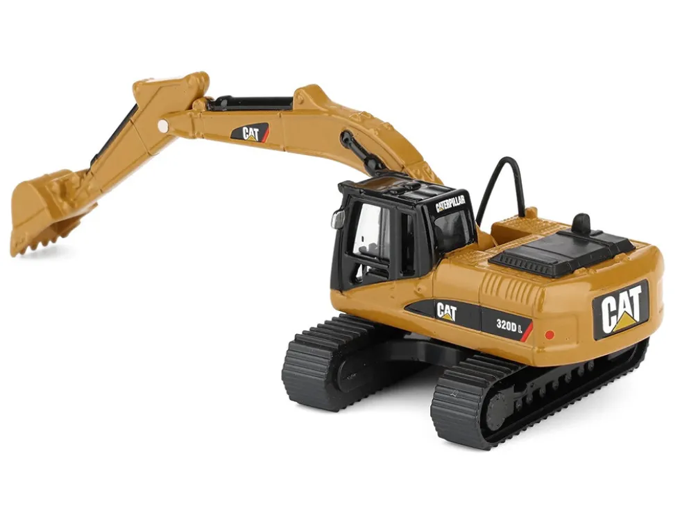 CAT Caterpillar 320D L Hydraulic Excavator Yellow 1/87 (HO) Diecast Model by Diecast Masters