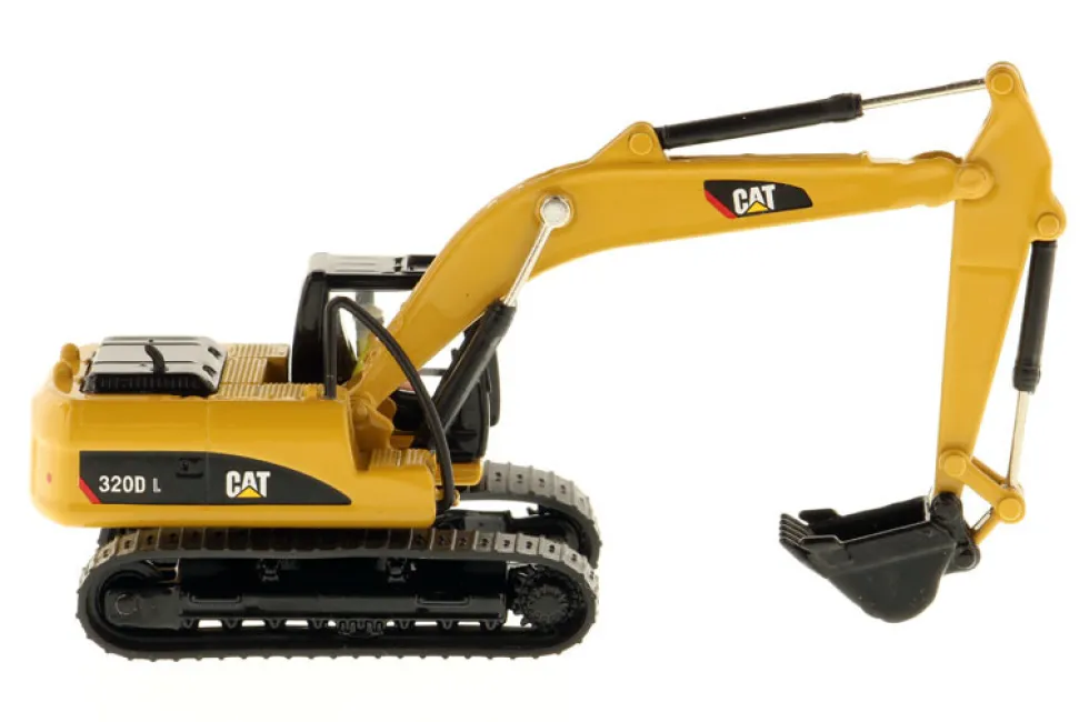 CAT Caterpillar 320D L Hydraulic Excavator Operator High Line Series 1/87 HO Diecast Model Diecast Masters 85262