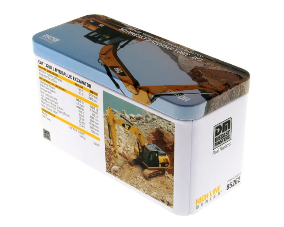 CAT Caterpillar 320D L Hydraulic Excavator Operator High Line Series 1/87 HO Diecast Model Diecast Masters 85262
