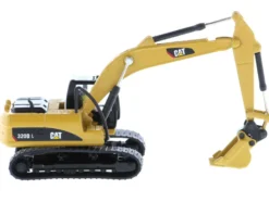 CAT Caterpillar 320D L Hydraulic Excavator Multiple Work Tools Operator High Line Series 1/87 HO Diecast Model Diecast Masters 85652