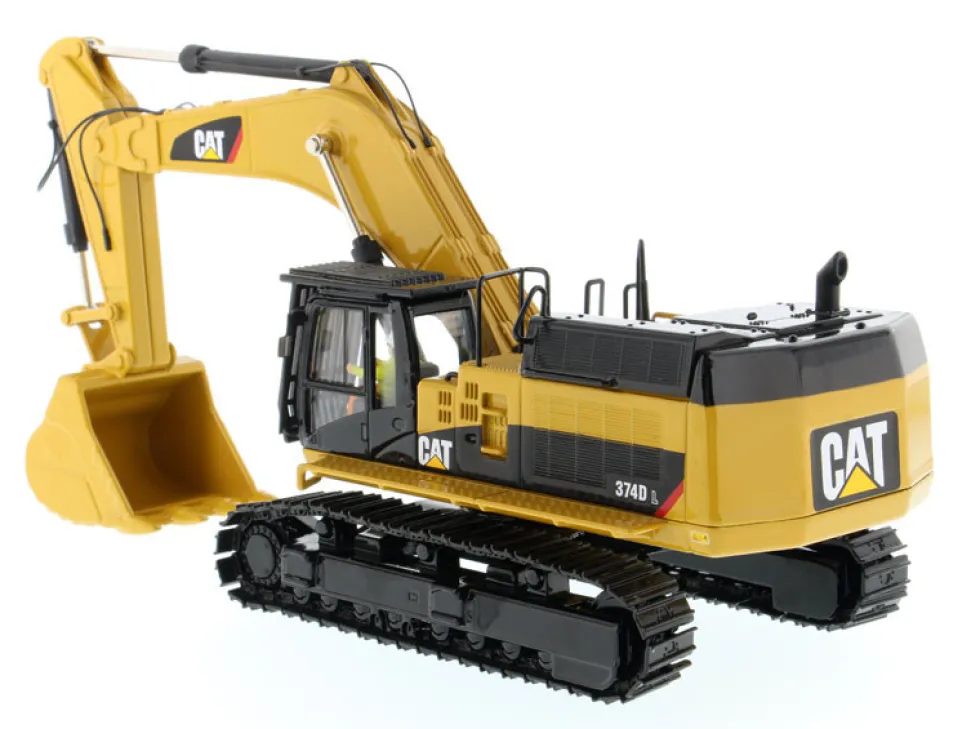 CAT Caterpillar 374D L Hydraulic Excavator Operator High Line Series 1/50 Diecast Model Diecast Masters 85274
