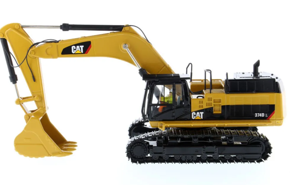CAT Caterpillar 374D L Hydraulic Excavator Operator High Line Series 1/50 Diecast Model Diecast Masters 85274
