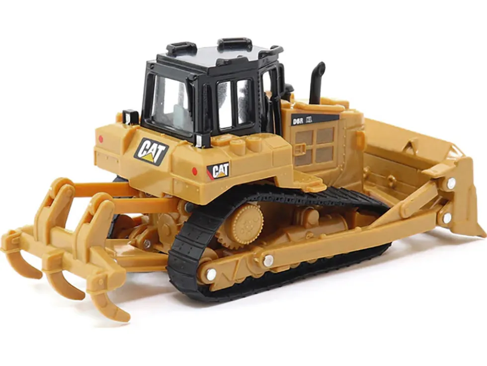CAT Caterpillar D6R Track Type Tractor Yellow and Black 1/64 Diecast Model Diecast Masters 84645CS