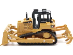 CAT Caterpillar D6R Track Type Tractor Yellow and Black 1/64 Diecast Model Diecast Masters 84645CS