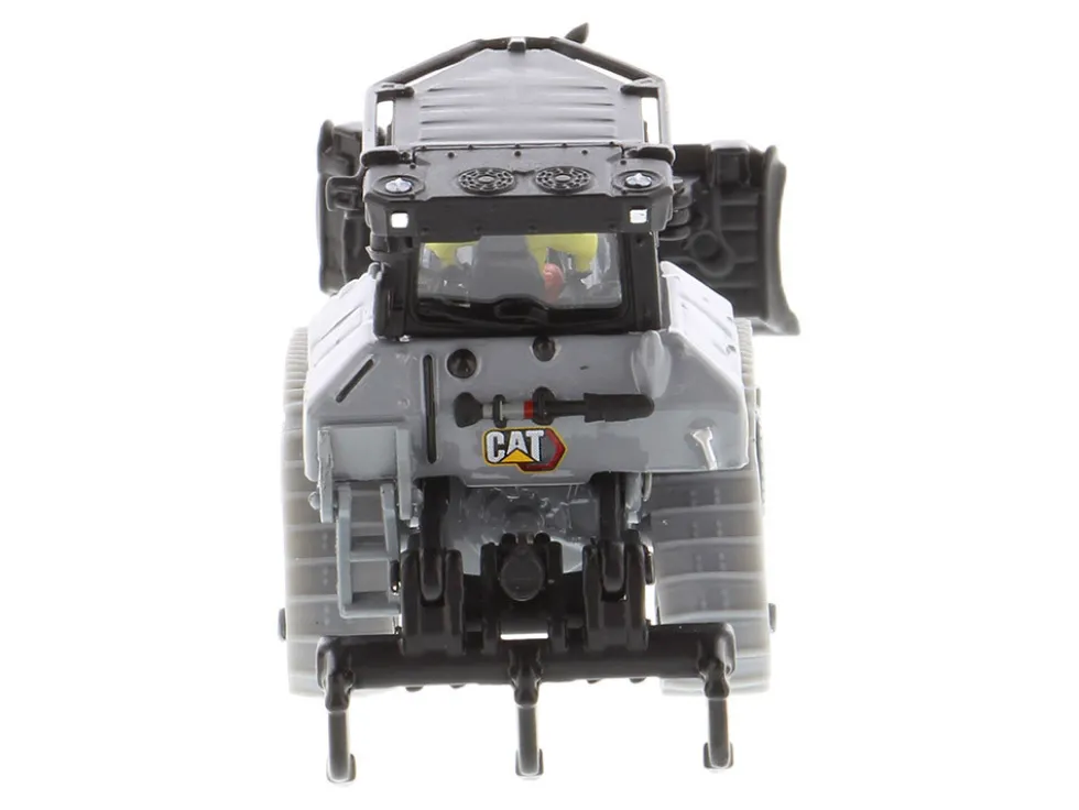 CAT Caterpillar D5 Track-Type Dozer "Centennial" Gray with Operator "High Line Series" 1/87 (HO) Diecast Model by Diecast Masters