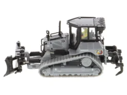 CAT Caterpillar D5 Track-Type Dozer "Centennial" Gray with Operator "High Line Series" 1/87 (HO) Diecast Model by Diecast Masters