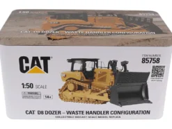 CAT Caterpillar D8 Track-Type Dozer (Waste Handler Configuration) Yellow "High Line" Series 1/50 Diecast Model by Diecast Masters