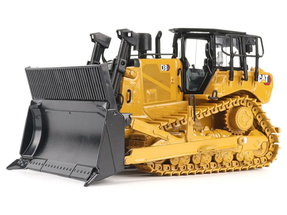 CAT Caterpillar D8 Track-Type Dozer (Waste Handler Configuration) Yellow "High Line" Series 1/50 Diecast Model by Diecast Masters