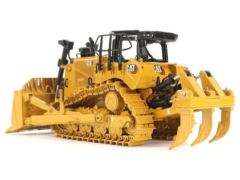 CAT Caterpillar D8 Track-Type Dozer (Standard Configuration) Yellow "High Line" Series 1/50 Diecast Model by Diecast Masters