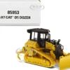 CAT Caterpillar D5 Track-Type Dozer Yellow Fine Grading Undercarriage Foldable Blade High Line Series 1/87 HO Diecast Model Diecast Masters 85953