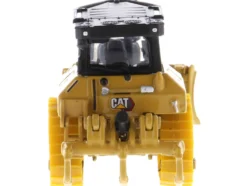 CAT Caterpillar D5 Track-Type Dozer Yellow Fine Grading Undercarriage Foldable Blade High Line Series 1/87 HO Diecast Model Diecast Masters 85953