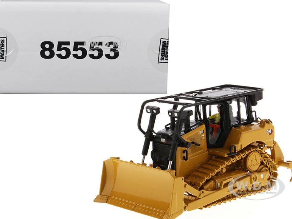 CAT Caterpillar D6 Track Type Tractor Dozer SU Blade Operator High Line Series 1/50 Diecast Model Diecast Masters 85553