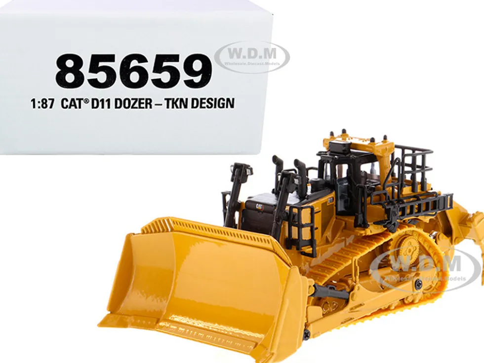 CAT Caterpillar D11 Track-Type Tractor Dozer TKN Design High Line Series 1/87 HO Diecast Model Diecast Masters 85659