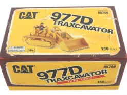 CAT Caterpillar 977D Traxcavator Yellow with Operator "Vintage Series" 1/50 Diecast Model by Diecast Masters