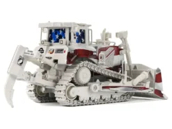 CAT Caterpillar D8T Track Type Tractor with Single Shank Ripper "Brent Scarbrough & Co." Patriotic Livery "High Line" Series 1/50 Diecast Model by Diecast Masters