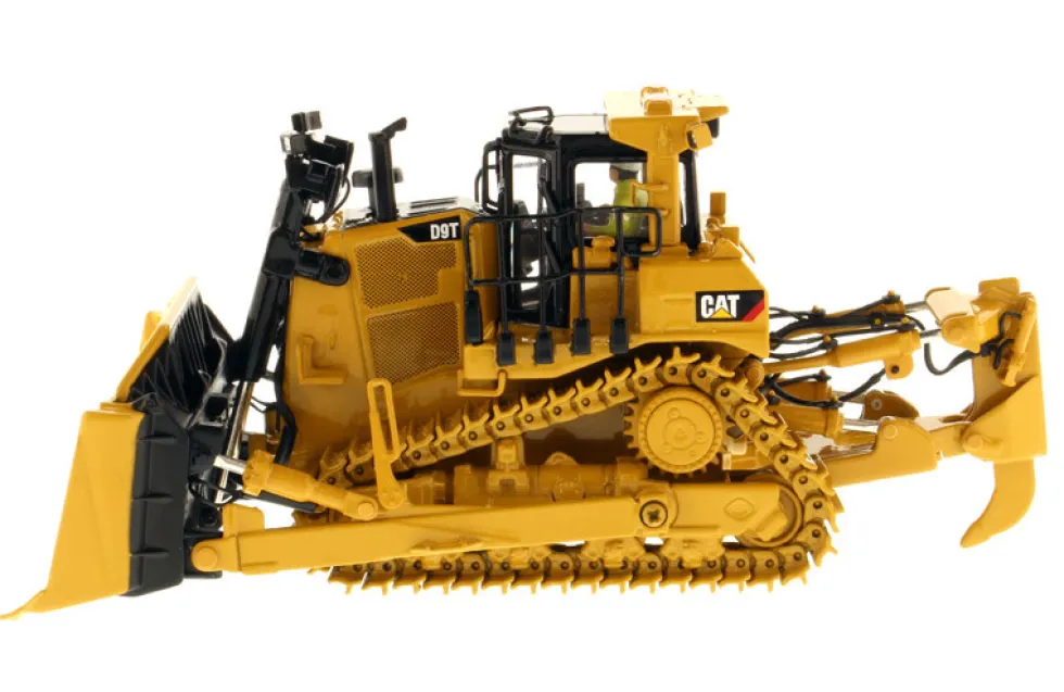 Cat Caterpillar D9T Track-Type Tractor with Operator High Line Series 1/50 Model Diecast Masters 85944