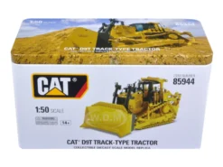 Cat Caterpillar D9T Track-Type Tractor with Operator High Line Series 1/50 Model Diecast Masters 85944