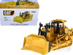 Cat Caterpillar D9T Track-Type Tractor with Operator High Line Series 1/50 Model Diecast Masters 85944