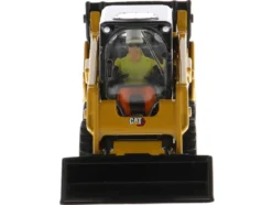 CAT Caterpillar 242D3 Wheeled Skid Steer Loader Work Tools Operator Yellow High Line Series 1/50 Diecast Model Diecast Masters 85676