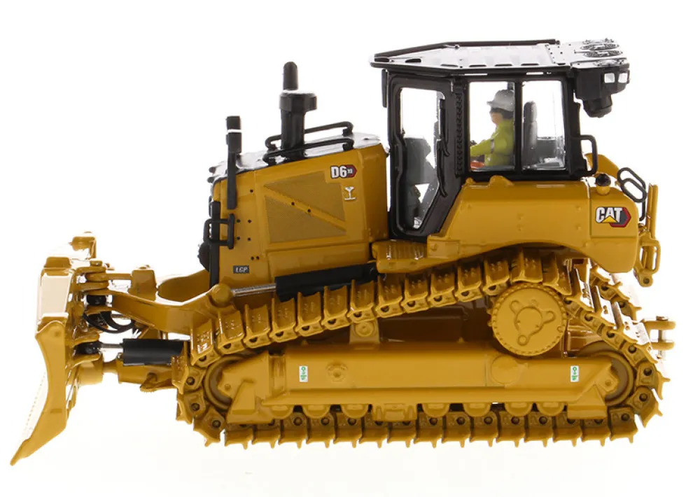 CAT Caterpillar D6 XE LGP Track Type Tractor Dozer VPAT Blade Operator High Line Series 1/50 Diecast Model Diecast Masters 85554