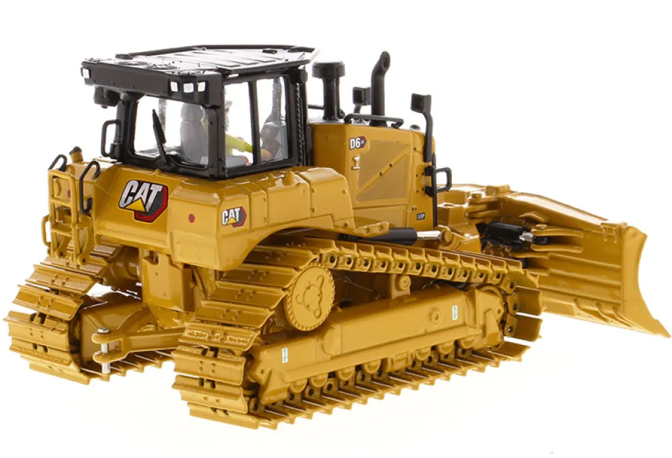 CAT Caterpillar D6 XE LGP Track Type Tractor Dozer VPAT Blade Operator High Line Series 1/50 Diecast Model Diecast Masters 85554