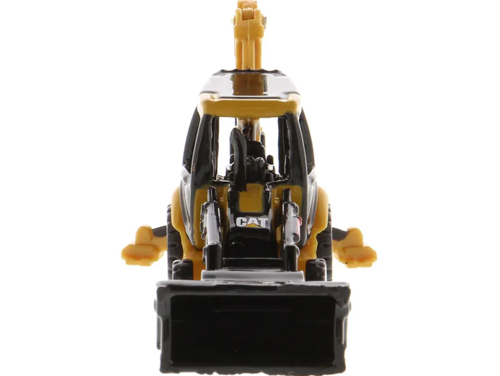 CAT Caterpillar 420E Backhoe Loader Yellow "Micro-Constructor" Series Diecast Model by Diecast Masters