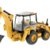CAT Caterpillar 450E Backhoe Loader Operator High Line Series 1/87 HO Scale Diecast Model Diecast Masters 85263