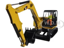 CAT Caterpillar 308E2 CR SB Mini Hydraulic Excavator with Working Tools and Operator High Line Series 1/32 Diecast Model Diecast Masters 85239