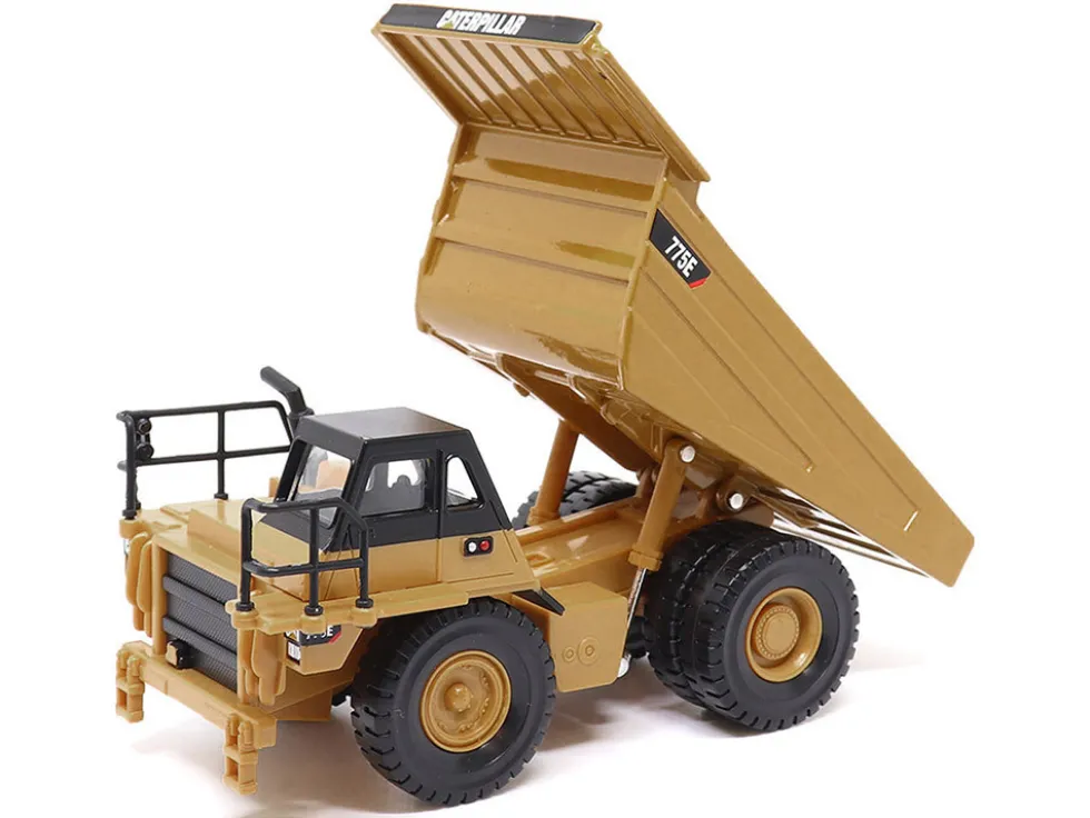 CAT Caterpillar 775E Off-Highway Dump Truck Yellow 1/64 Diecast Model by Diecast Masters