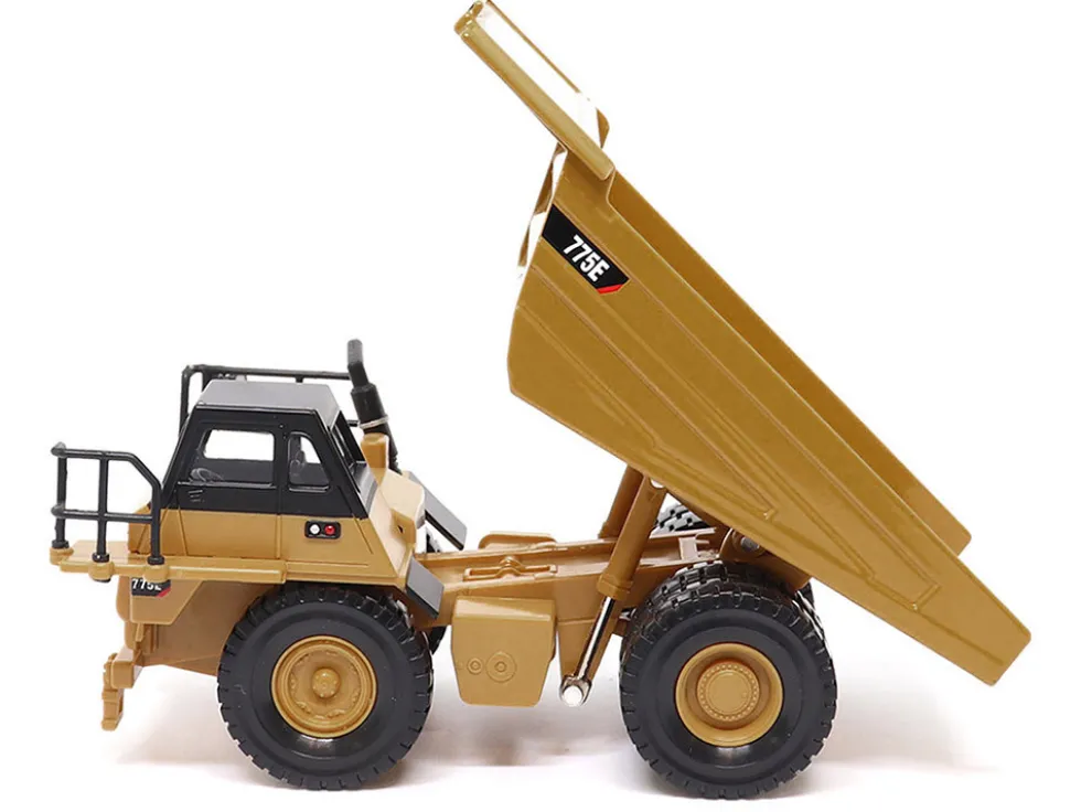 CAT Caterpillar 775E Off-Highway Dump Truck Yellow 1/64 Diecast Model by Diecast Masters