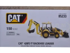 CAT Caterpillar 420F2 IT Backhoe Loader High Line Series with Operator 1/50 Diecast Model Diecast Masters 85233