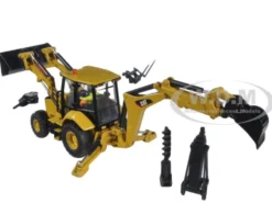 CAT Caterpillar 420F2 IT Backhoe Loader High Line Series with Operator 1/50 Diecast Model Diecast Masters 85233