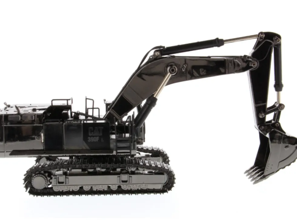 CAT Caterpillar 390F L Hydraulic Tracked Excavator Gunmetal Commemorative Series 1/50 Diecast Model Diecast Masters 85547