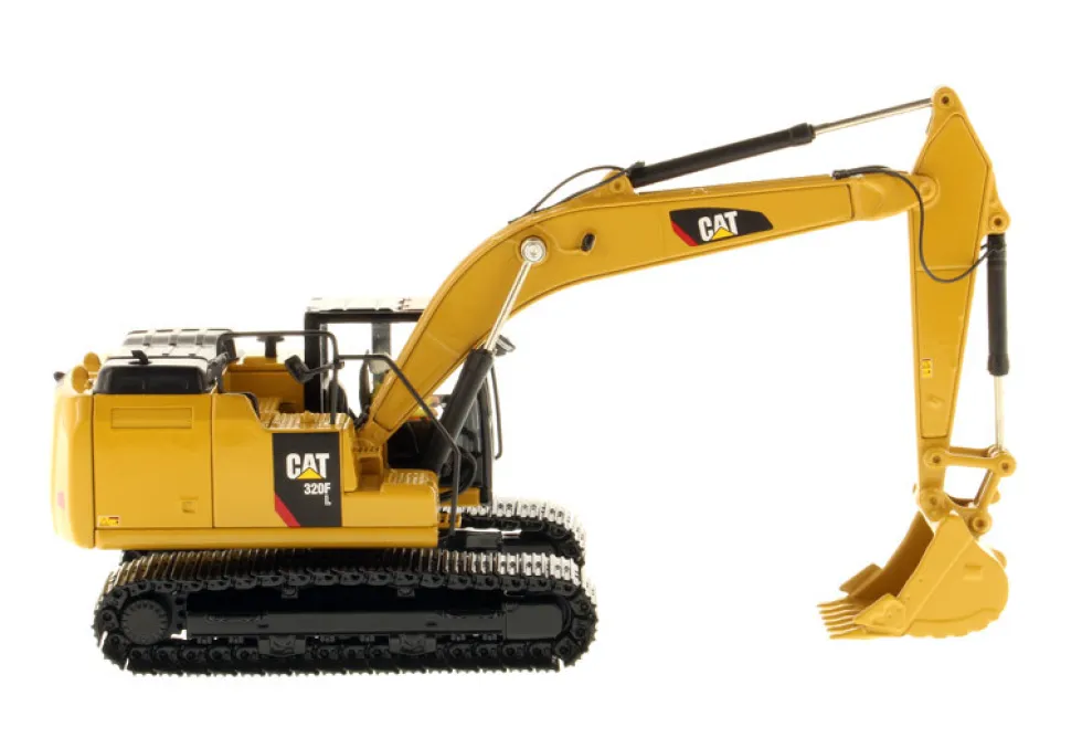 CAT Caterpillar 320F L Hydraulic Excavator with Operator High Line Series 1/50 Diecast Model Diecast Masters 85931