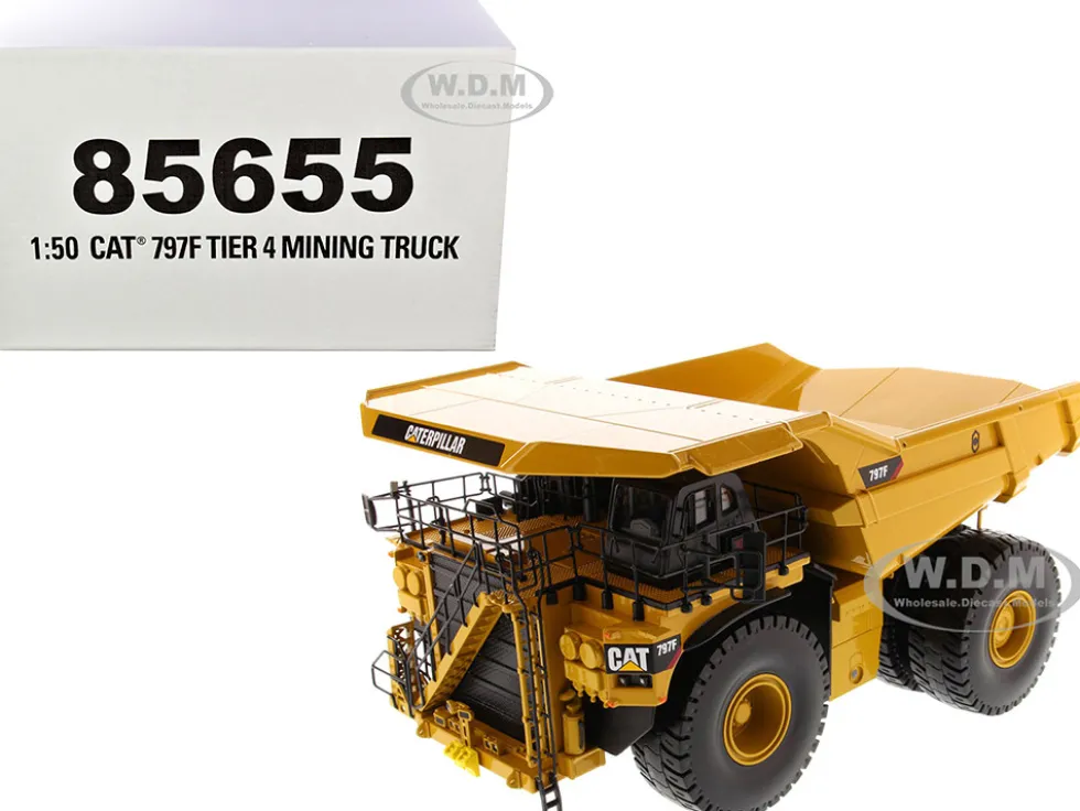 CAT Caterpillar 797F 4 Tier Mining Truck High Line Series 1/50 Diecast Model Diecast Masters 85655