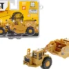 CAT Caterpillar 627G Auger Scraper Yellow 1/87 HO Diecast Model Diecast Masters 84405