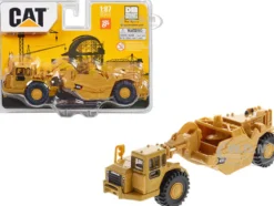 CAT Caterpillar 627G Auger Scraper Yellow 1/87 HO Diecast Model Diecast Masters 84405