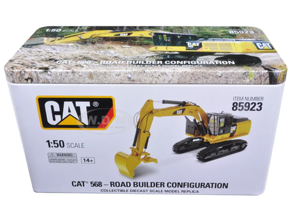 CAT Caterpillar 568 GF Road Builder with Operator High Line Series 1/50 Diecast Model Diecast Masters 85923