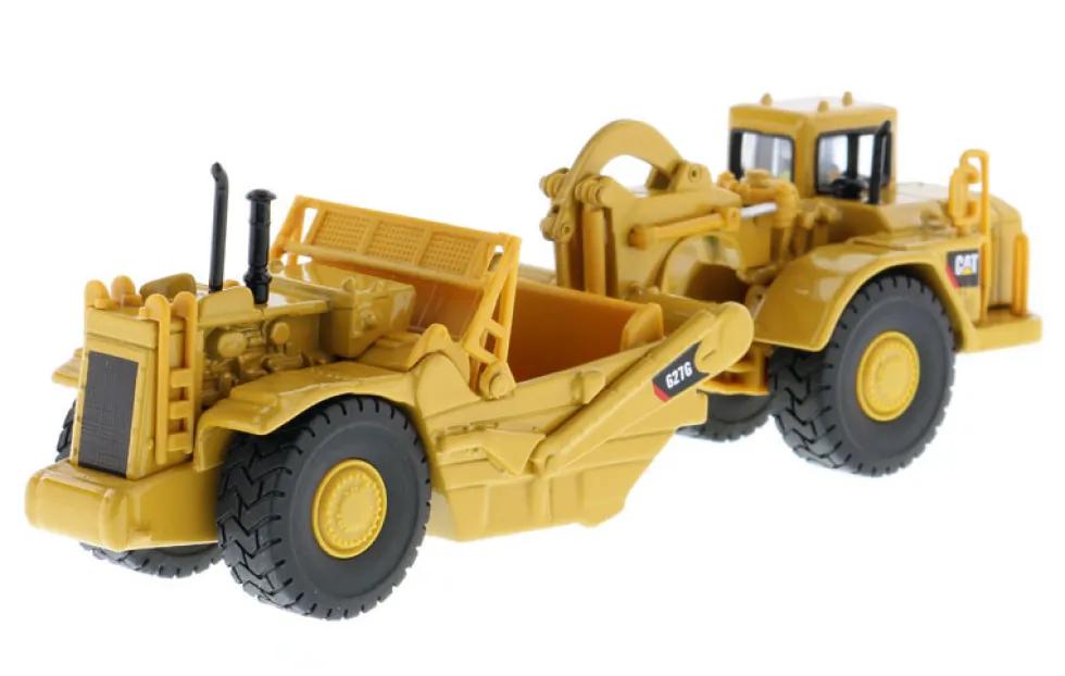 CAT Caterpillar 627G Wheeled Scraper Tractor with Operator High Line Series 1/87 HO Diecast Model Diecast Masters 85134