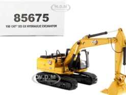 CAT Caterpillar 323 GX Hydraulic Excavator Operator High Line Series 1/50 Diecast Model Diecast Masters 85675