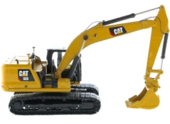 CAT Caterpillar 323 Hydraulic Excavator Operator Next Generation Design High Line Series 1/50 Diecast Model Diecast Masters 85571