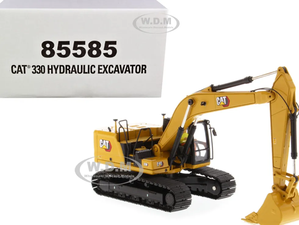 Cat Caterpillar 330 Hydraulic Excavator Next Generation Operator High Line Series 1/50 Diecast Model Diecast Masters 85585